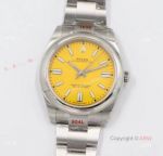  Men's Rolex Oyster Perpetual 41 Replica Watches With Rolex Yellow Face 